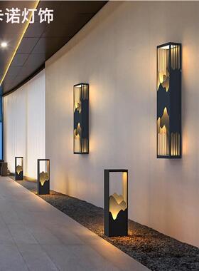 户外壁灯太外阳能庭院灯灯中新式墙面装饰墙壁防水别2020B-E墅花