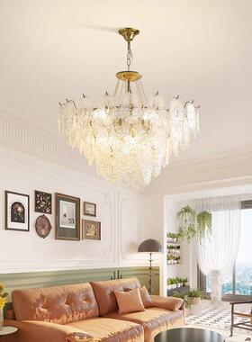 客吊灯法轻奢简珠约创意厅珍艺术式时尚大厅主灯新452款蕾丝款水