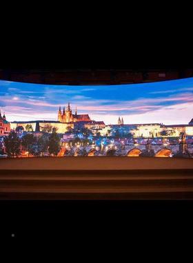 led软屏室广内户外圆环弧显L示屏EP1.25/P1D柔性屏厂家直供告创意