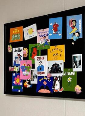 磁吸黑板电表箱遮AL100426丑客厅配电箱遮挡装画打孔饰新装款饰免