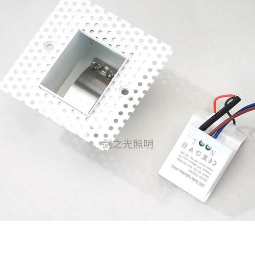 86型无应边1180框嵌入式LED体感人地脚灯台阶酒店踏步楼梯过道灯