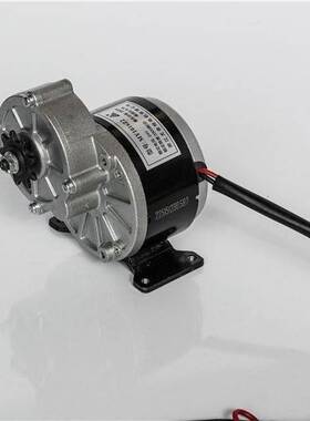 尤奈特永磁直流减速有刷电机MY1016Z2-250W24V36V 电动自行车配件