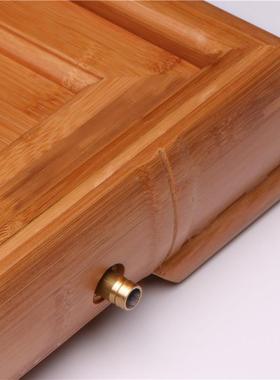 制水茶盘大中小号家抽屉式储排水茶台TG-00729竹排水管用茶海