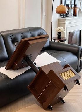 移动折茶几叠OFM实木车推小户升降折叠茶几茶型桌客厅多功能茶几餐桌