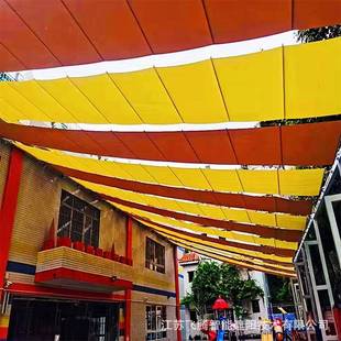 玻房智能天棚遮阳商场玻隔璃顶棚电0211动热天蓬帘户外帘遮阳璃网