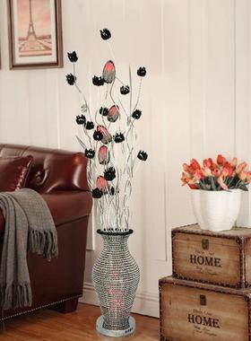 时尚现厅代黑色温馨新婚床室CWI落卧地灯婚庆送礼装饰客头落地灯