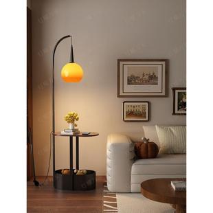 中古风客厅法式 夕落地复灯床沙发边茶几灯置物轻奢534古卧室头阳