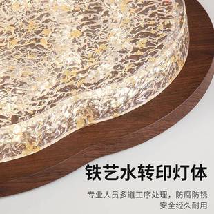 中风卧古室吸顶灯现代极简2025新方形护眼灯主卧款 房书间灯694具5