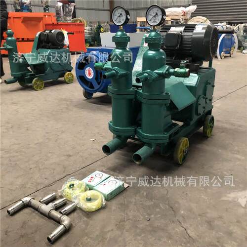 UB6水泥浆QTS注机双缸活塞式注砂浆泵隧道-浆施工注浆加固灰浆灌