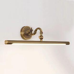 跨境全铜L1669e前欧式 壁灯柜复古镜灯 镜灯卫生间浴d室镜柜灯美式