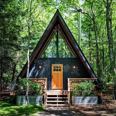 装三角木景区观赏房可移BBB动阳光旅小屋精修游景点别屋墅民宿