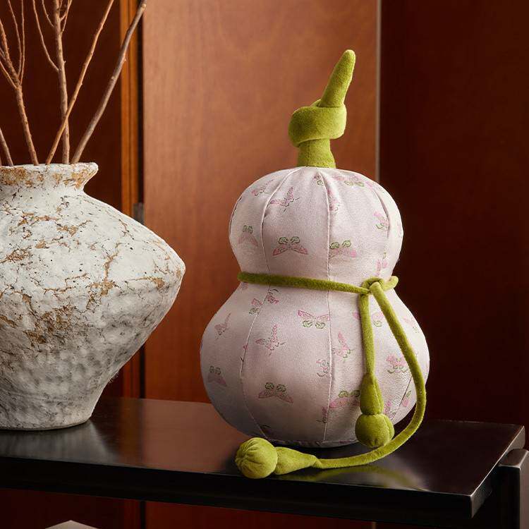 新中式葫芦抱枕古风装饰轻奢创意异形腰枕靠枕含芯客厅沙发靠背垫