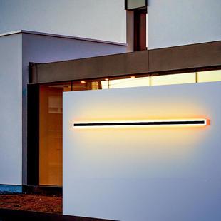 不锈户外长条墙壁灯防水花墅园别led线条灯简约室外庭YS 043院钢