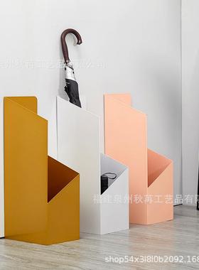 雨伞架公用酒店大放堂家简约用g272铁艺收纳桶落地式伞架子可加loo