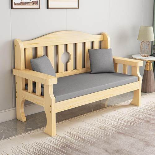 客实沙发小户1型简约现代厅全实木经济型合简易新中式组沙木发长