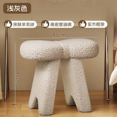 蝴蝶结网红凳子妆凳约现代梳妆凳现梳妆台椅子白色卧室代简家MOA