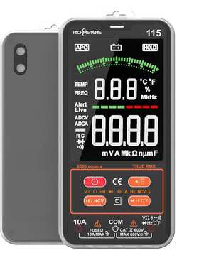 大屏数字万用表RM115反显屏6000字电压电流跨境新品热销