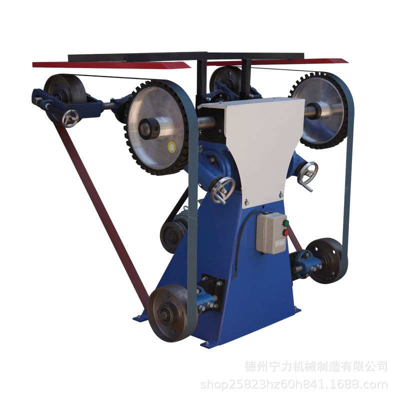 宁力机械LL10-1型号卧式双工位砂带机平面抛光机铸件大功率砂光机