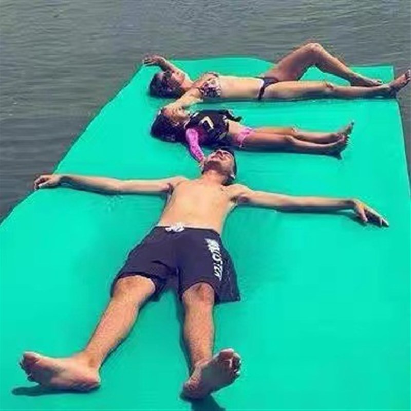 XPE浮毯水上魔毯漂浮垫 打孔泡绵海绵漂浮板 XPE浮床