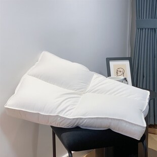零压力枕芯简约立体舒弹丝生物绒全棉回弹力不变形纤维枕芯