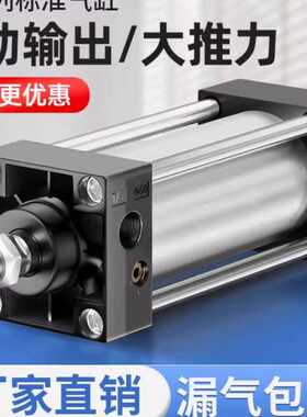神威气动Snway标准气缸小型大推力SC32X40X50X63X80X100X125X160F