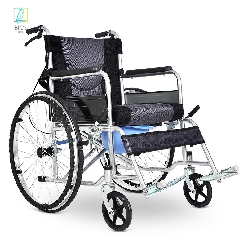 便携轮椅超轻铝合金折叠轻便小D代步车旅行老年人简易手推车