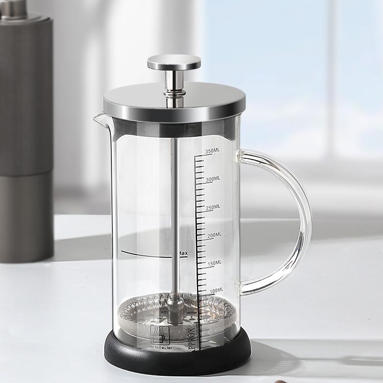 法压壶咖啡壶手冲滤压壶玻璃冲茶器打奶泡按压泡茶壶咖啡过滤杯器