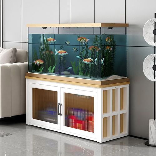 鱼缸底柜超强承重鱼缸架客厅隔断储物柜防尘多层收纳鱼缸桌鱼缸柜