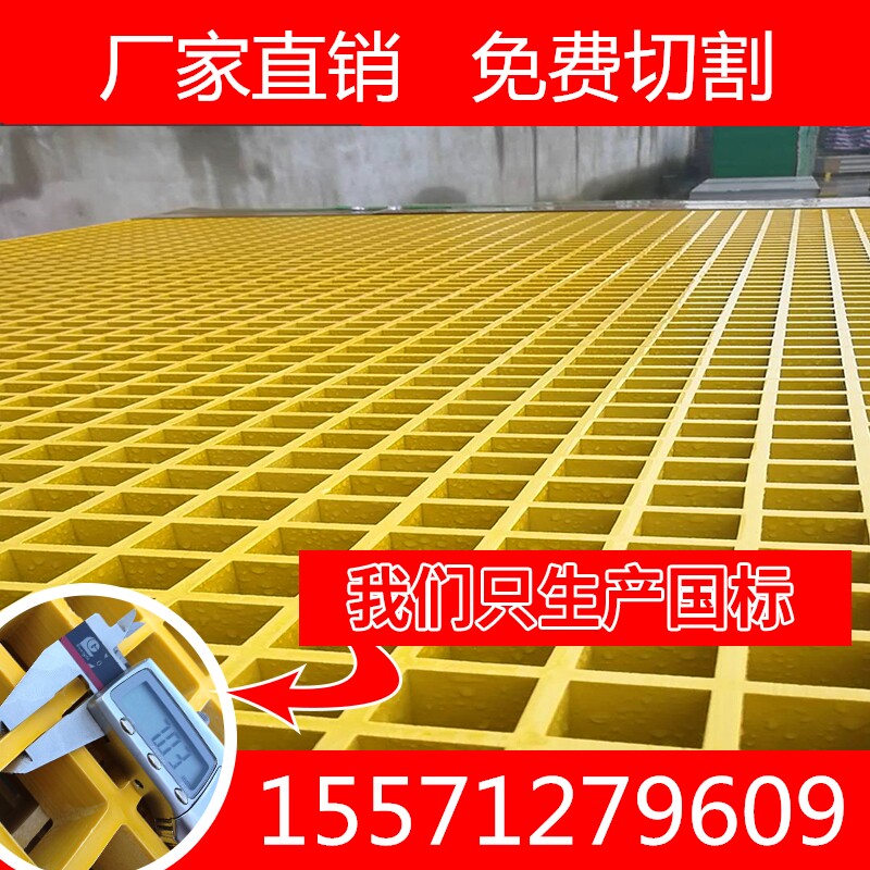 玻璃钢格栅板地格删洗车板地面隔珊光伏走道专用网格板漏水格栅板