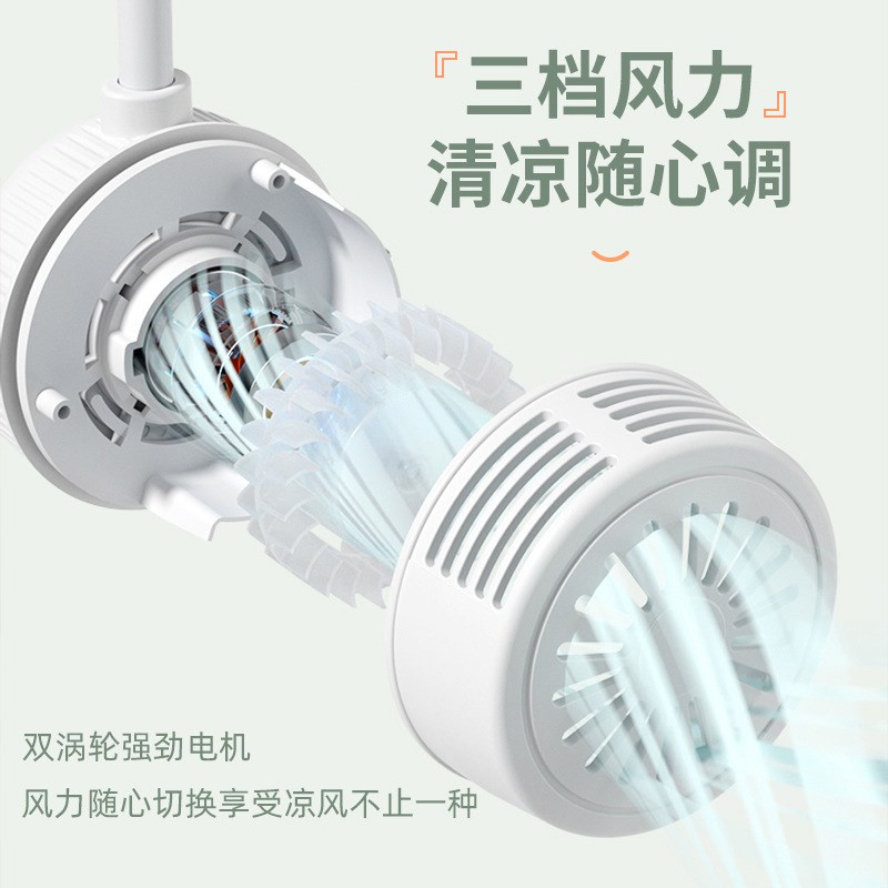 2025新款便携式 挂脖风扇 小风扇 充电懒人便携头戴式无叶运动