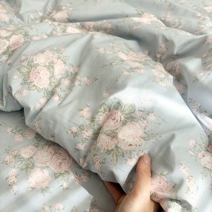 琳娜花园田园碎花纯棉全棉被套床品单件学生宿舍床单双人被罩1.8m