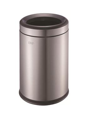 8//1012L钢圆形客房间桶酒店不锈房防指纹塑料内桶垃圾桶SF6-Y01