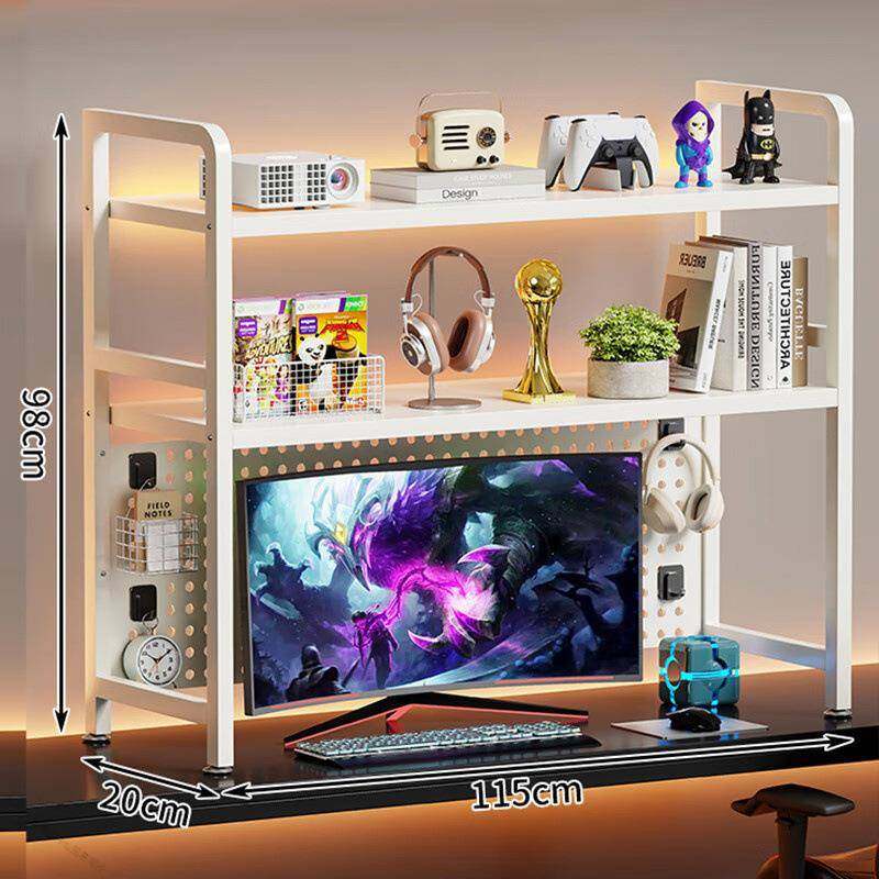 电竞风洞置物架桌面板书桌收纳架子上AQT洞学生家用桌钢制书架学,收纳整理,书桌收纳置物架,淘宝优惠券,粉丝福利购,淘宝优惠卷