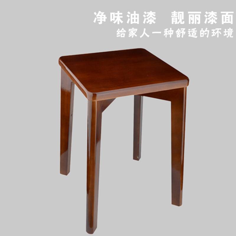 凳子家用实木方凳小板凳木板凳四方凳餐厅饭桌餐椅成人折叠椅子