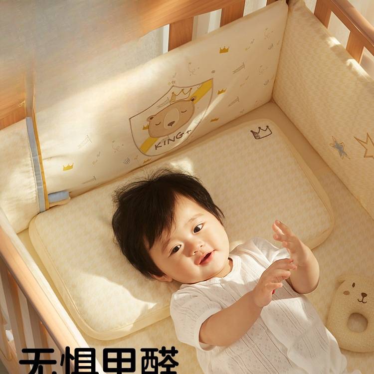 婴儿床实木拼接床多功能摇篮新生小床可移动儿童宝宝床>儿童家具