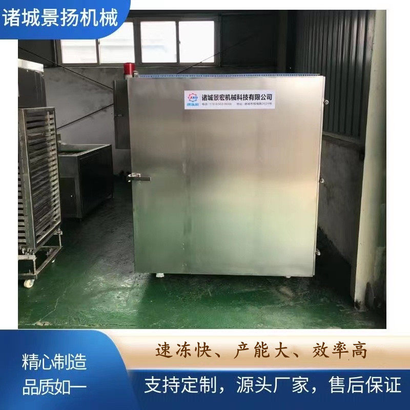 商用柜式速冻机液氮速冻柜生产厂家榴莲鸡翅海鲜水果速冻设备