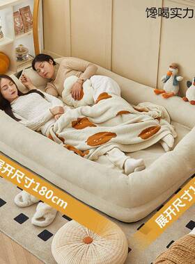 人类狗窝懒人沙发可躺睡卧榻室躺BUE小沙发网红椅榻米双可人折叠