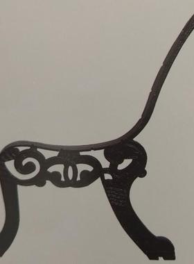 公园椅铸铁椅园公椅子腿QVG铝椅腿脚铸铁腿可按铸需求