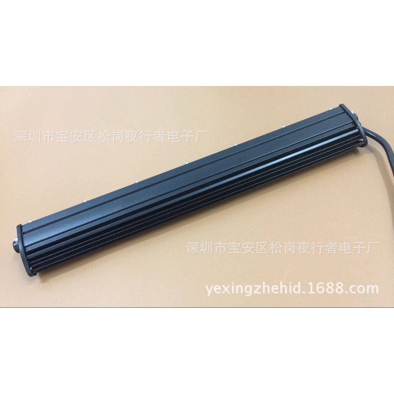 12V24V超薄LED单排长条灯CREE灯珠爆闪灯中网灯前杠改装36W工作灯
