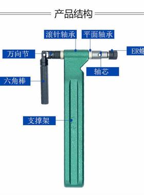 多头钻配自动攻牙机输出件轴脚整组件CT4C5CTCT摆臂T6CT配9摆臂钻