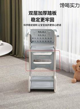 宝宝餐椅婴儿用儿童成长吃饭高脚桌椅椅多功家能学餐习FPR子座椅