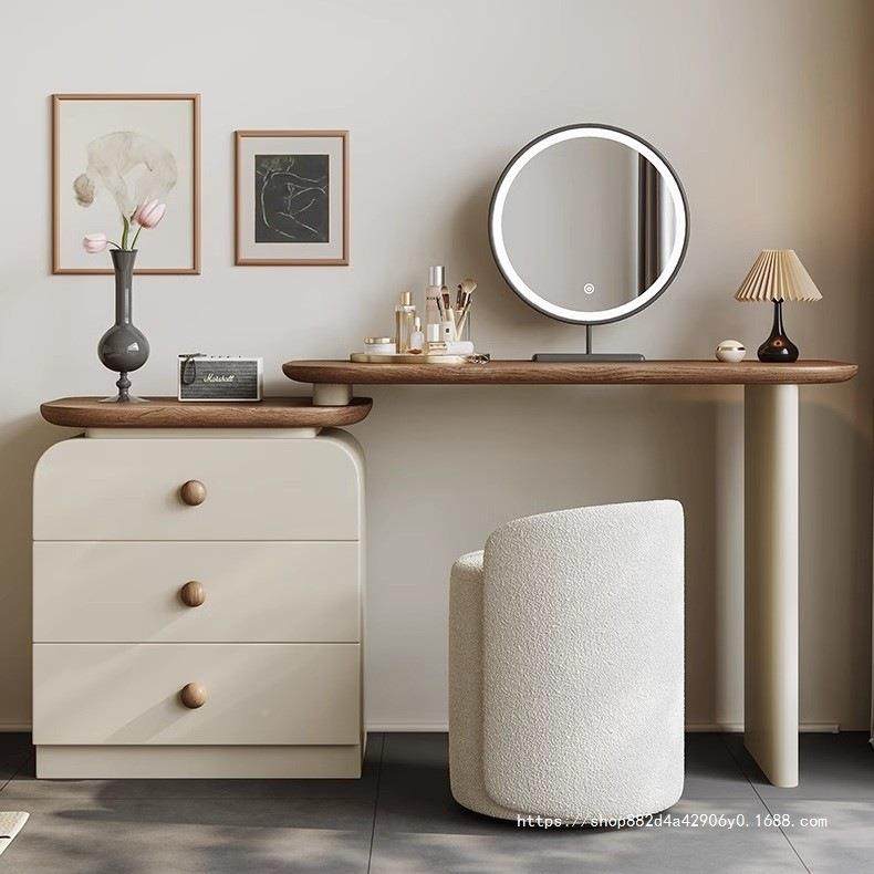 实梳木收妆DSB台纳柜一体奶油风简约斗柜卧室中古风柜复古储化妆,家装主材,卫浴五金组合套装/挂件套餐,淘宝优惠券,粉丝福利购,淘宝优惠卷