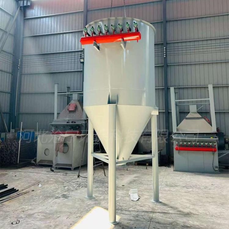 水泥罐仓顶圆形脉冲布袋除尘器不锈钢防爆除尘器旋风布袋除尘器