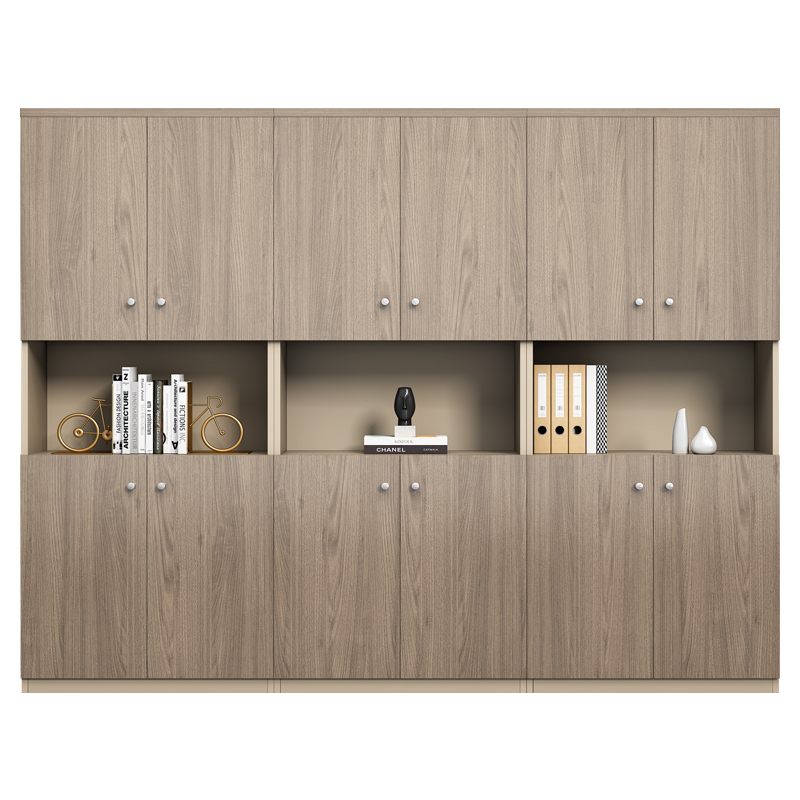 办公室文件柜资料柜木质柜子落地储物柜板式书柜档案柜文件收纳柜