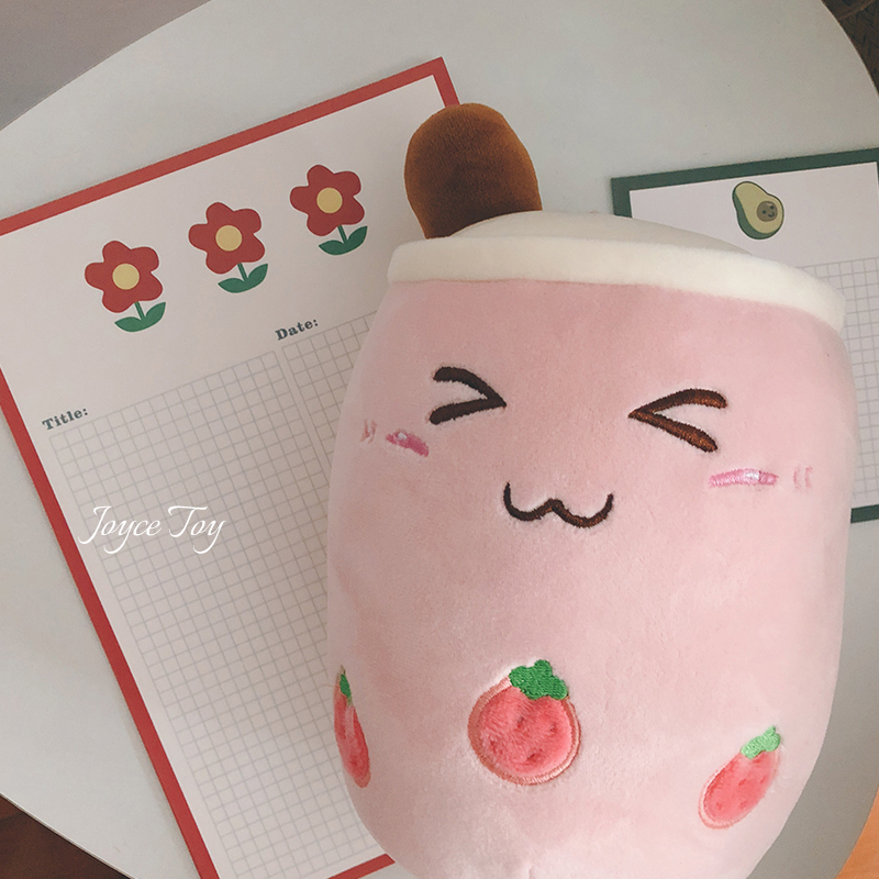 网红珍珠奶茶抱枕玩偶公仔毛绒可爱少女玩具睡觉床上超软陪睡娃娃