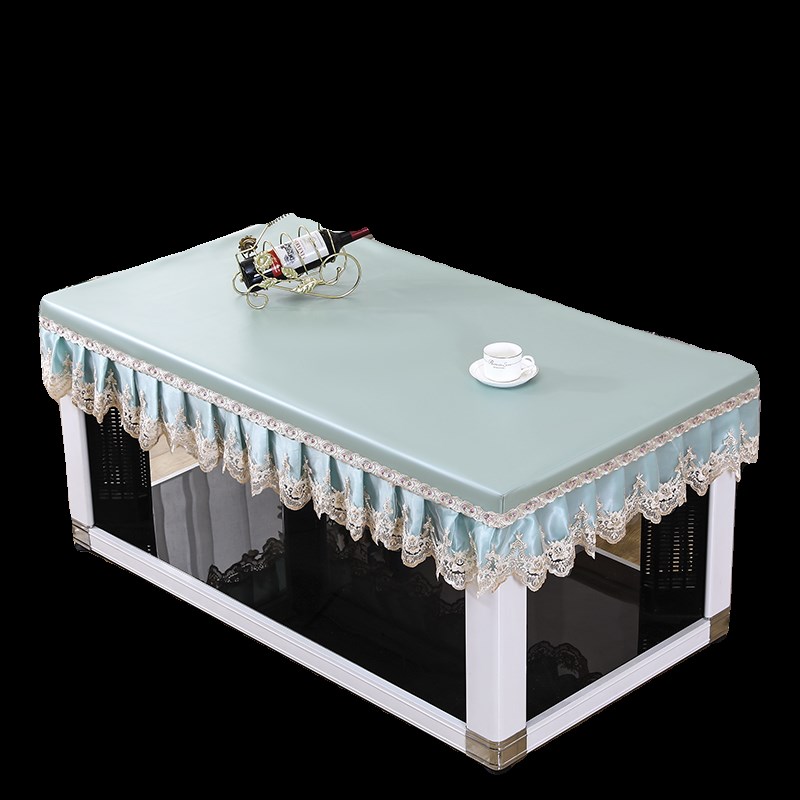 烤火桌罩电炉罩正方形防烫桌垫皮套长方形茶几桌布防水防油pu皮罩