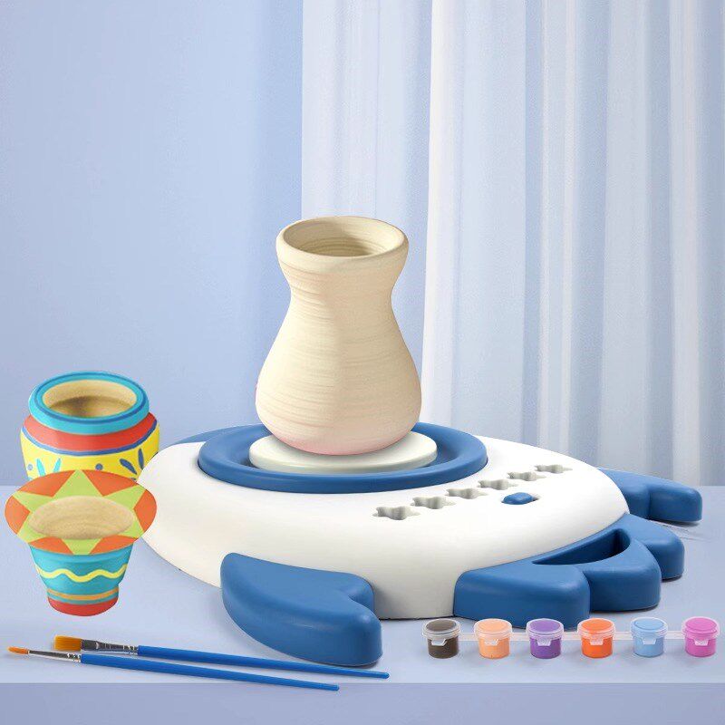 陶泥学生手工制作diy材料包软淘泥陶土泥工具套装儿童陶艺机