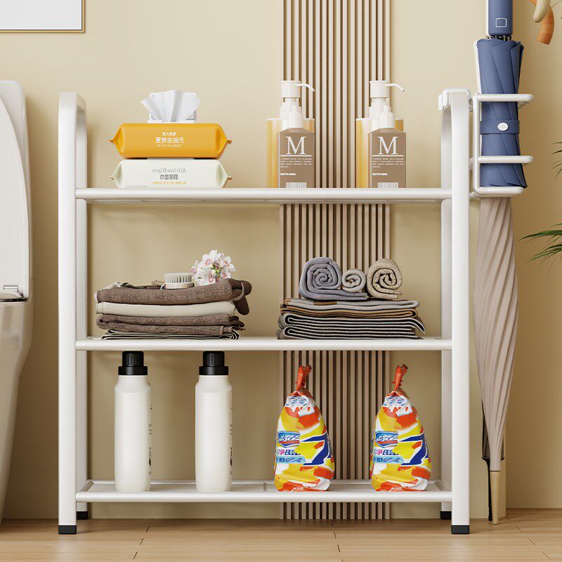 浴室置物架落地洗手间储物柜洗澡间收纳架多层卫生间洗漱品整理架