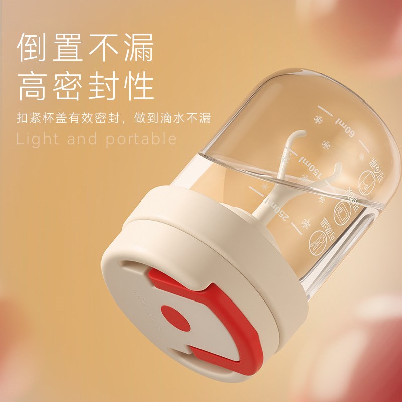 水杯玻璃杯电动搅拌杯自动玻璃耐高温便携刻度咖啡豆浆奶粉燕麦杯
