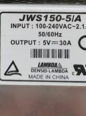 全新原装进口开关电源JWS150-5/A